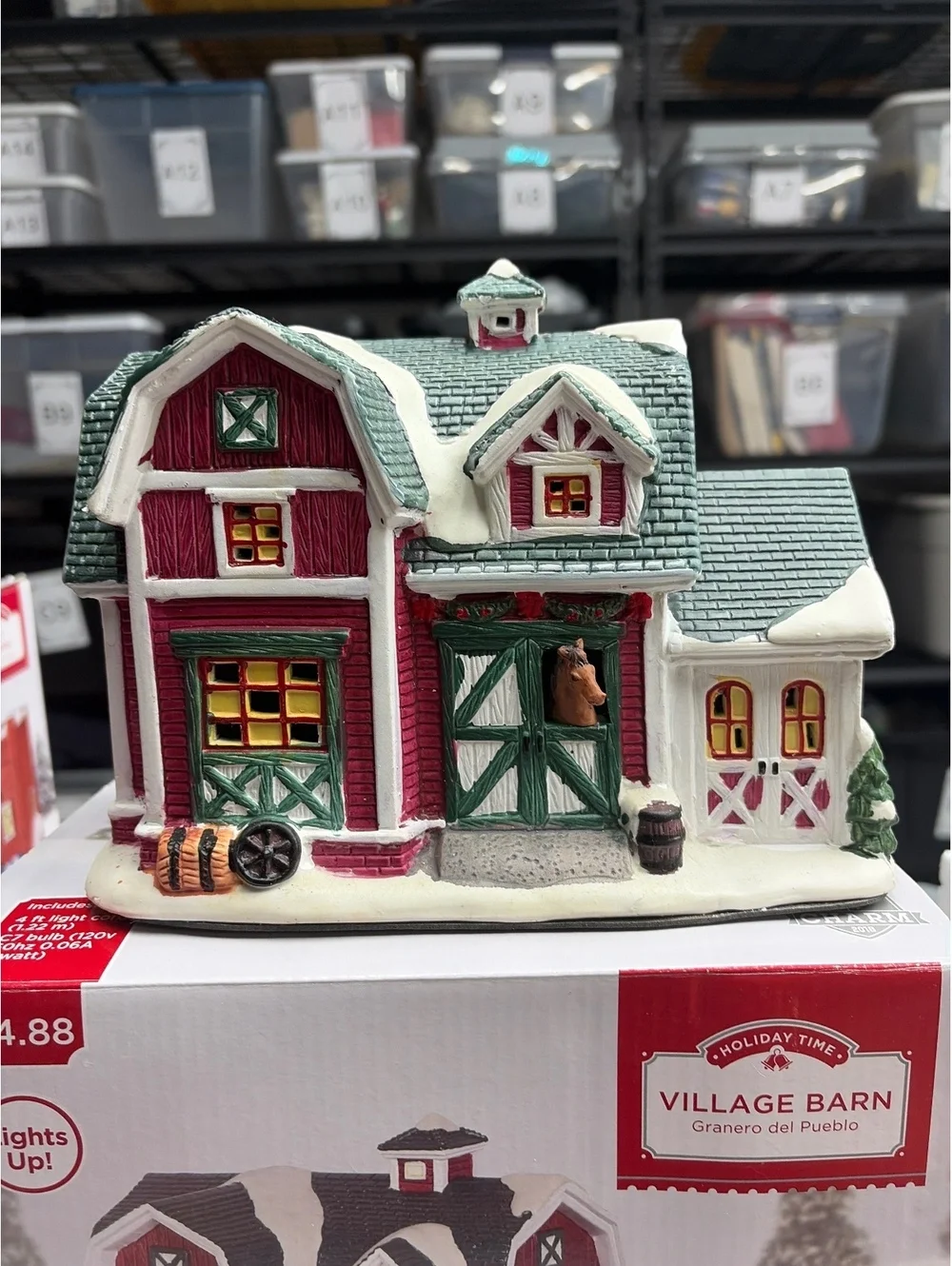 Holiday Time Barn Village Country Barn House 2018